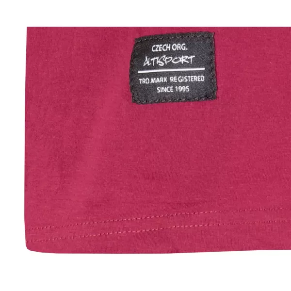  Moška majica s kratkimi rokavi ALTISPORT NP/ALMST20001 BORDO 
