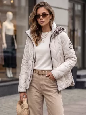 Ženska jakna DSTREET TY5776 SVETLO SIVA