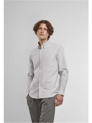 Moška srajca URBAN CLASSICS TB8094 SVETLO GRMENO SIVA