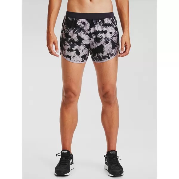  Ženske kratke hlače UNDER ARMOUR W UA FLY BY 2.0 PRINTED SHORT 1350198-591 VIJOLIČNA 