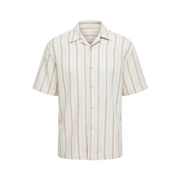  Moška srajca URBAN CLASSICS TB8214-01448 LAHEK PESEK 