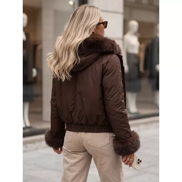  Ženska jakna DSTREET TY5998 RJAVA 