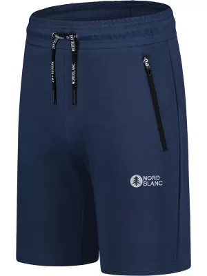 Moške bombažne kratke hlače NORDBLANC RELAXEDFIT NBSPM8254 MODRA