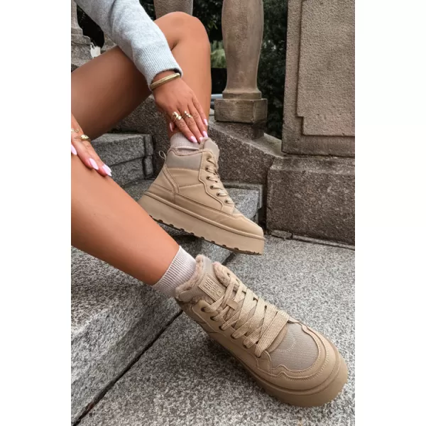  Ženski snežaki BIG STAR SHOES UU274166 BEŽ 