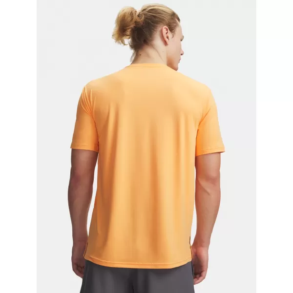  Moška majica s kratkimi rokavi UNDER ARMOUR VANISH ENERGY SS 1383973-870 ORANŽNA 