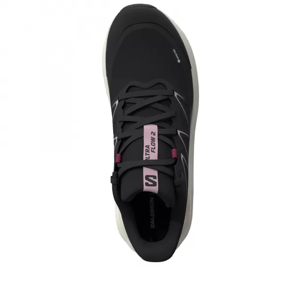  Ženski čevlji SALOMON ULTRA FLOW 2 GORE-TEX L49299500 ČRNA/ZORA ROZA/VANILIJA LED 