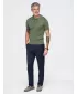 Moška polo majica OMBRE OM-POSS-0180 OLIVNO