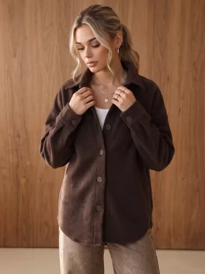 Ženska jakna DSTREET NY0822 RJAVA