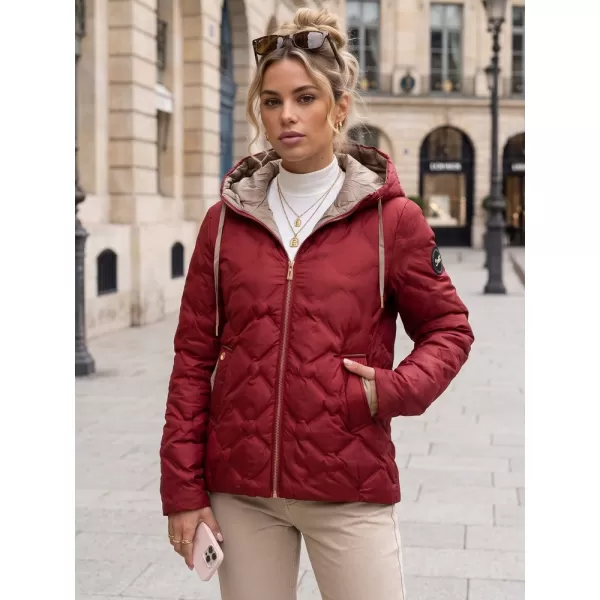  Ženska jakna DSTREET TY5885 BORDO 