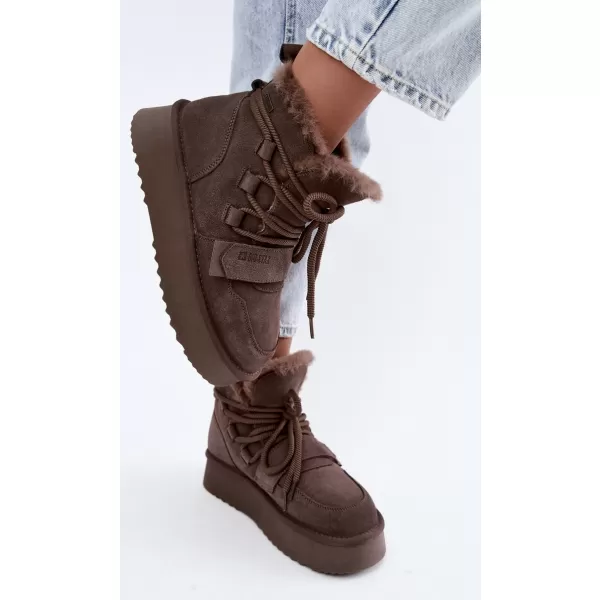  Ženski čevlji BIG STAR SHOES UU274315 RJAVE/BEŽ SENCE 