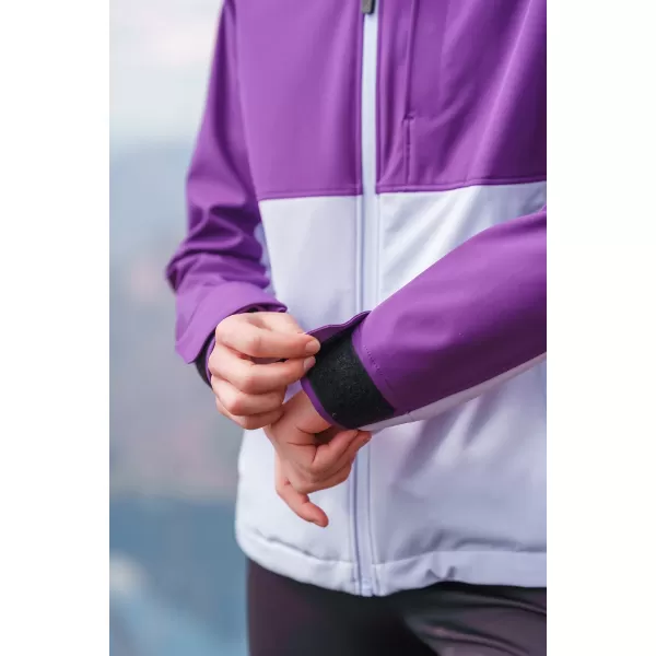  Ženska softshell jakna NORDBLANC BLINK NBSSL8320 VIJOLIČNA 