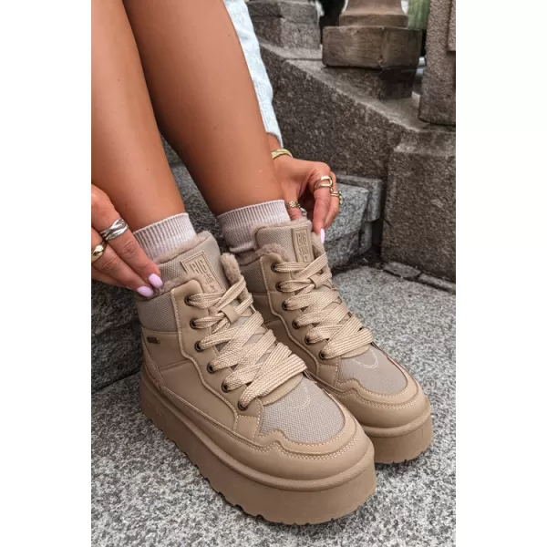 Ženski snežaki BIG STAR SHOES UU274166 BEŽ 