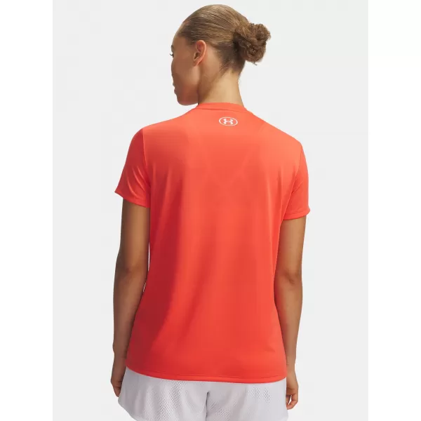  Ženska majica s kratkimi rokavi UNDER ARMOUR TECH SSV- SOLID 1384229-690 RDEČA 