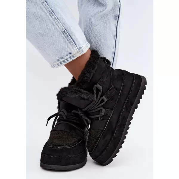  Ženski snežaki BOTO 9077 ČRNA 