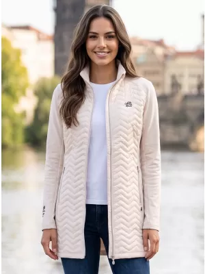Ženski hibridni plašč ALTISPORT IRYSA SVETLO BEŽ