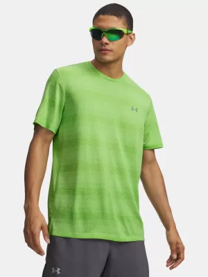 Moška majica s kratkimi rokavi UNDER ARMOUR VELOCITI SS 6009517-712 ZELENA