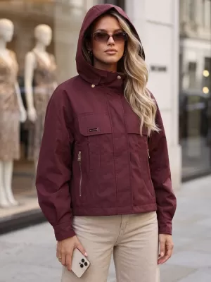 Ženska jakna DSTREET TY5964 KLARET