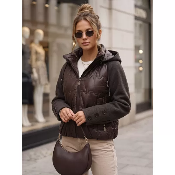  Ženska jakna DSTREET TY5935 RJAVA 