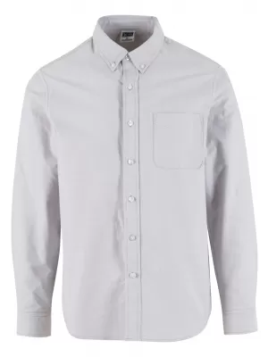 Moška srajca URBAN CLASSICS TB8094 SVETLO GRMENO SIVA