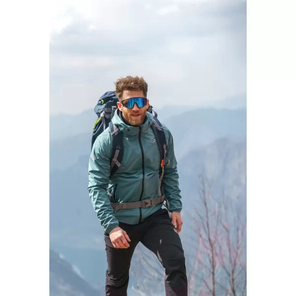  Moška nepremočljiva softshell jakna NORDBLANC EXPEDITIOUS NBSSM8323 ZELENA 