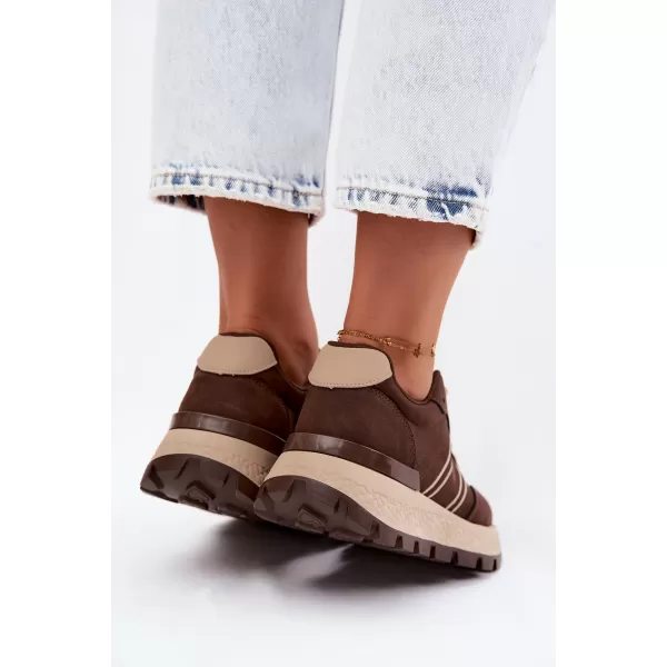  Ženske superge BIG STAR SHOES UU274040 RJAVA/BEŽ 