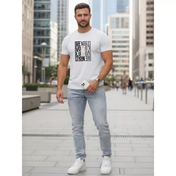  Moška majica s kratkimi rokavi DSTREET NX0143R-WH BELA 