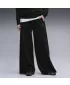 Ženske hlače PUMA CLASS RELAXED WIDE LEG PANTS 69401301 ČRNA PUMA