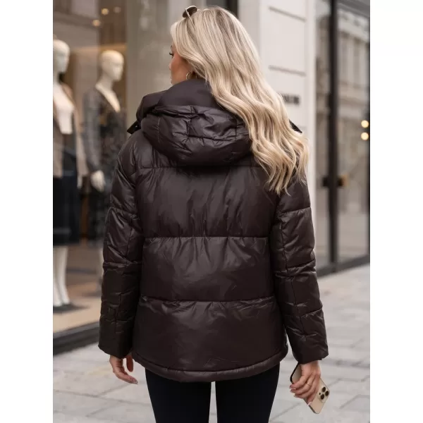  Ženska jakna DSTREET TY5965 RJAVA 