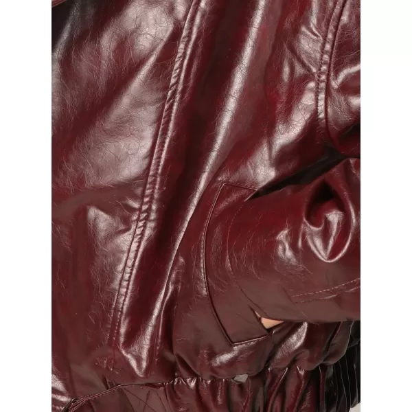  Ženska jakna DSTREET TY5707 BORDO 