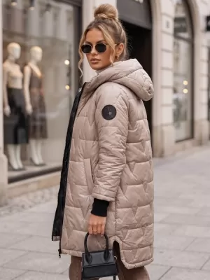 Ženska jakna DSTREET TY5790 KARAMELA