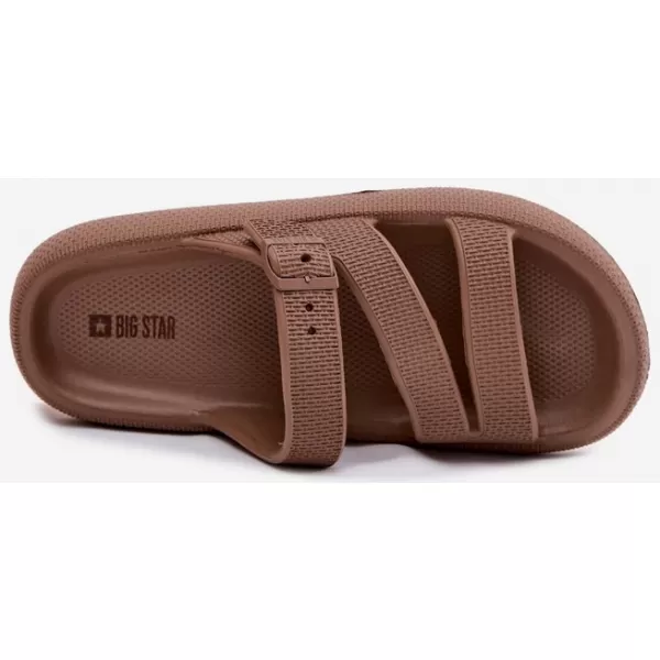  Ženski copati BIG STAR SHOES 42155-19 RJAVA/BEŽ 