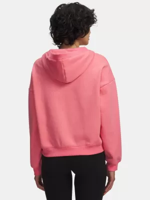 Ženski pulover UNDER ARMOUR ICON FLEECE HZ HOODIE 6012843-600 ROZA