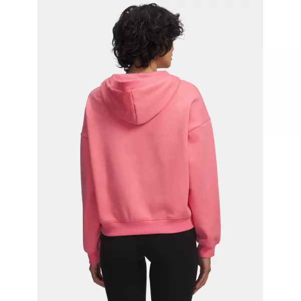  Ženski pulover UNDER ARMOUR ICON FLEECE HZ HOODIE 6012843-600 ROZA 