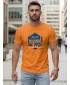 Moška majica s kratkimi rokavi DSTREET NX5004R-OR ORANŽNA
