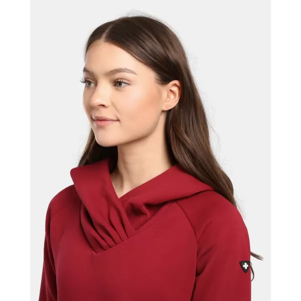  Ženski pulover KILPI HEYDEN-W 1L0209KI TEMNO RDEČA 