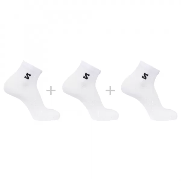  Nogavice SALOMON EVERYDAY LITE QUARTER 3-PACK LC2911800 BELA 