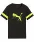 Otroška majica s kratkimi rokavi PUMA ATTACANTO LOGO JERSEY JR 66104603 PUMA BLACK/LIME SQUEEZE