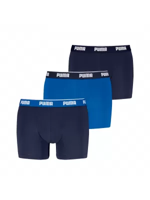 Moške boksarice PUMA MEN BOXERS 3P 94713006 MODRA KOMBINACIJA