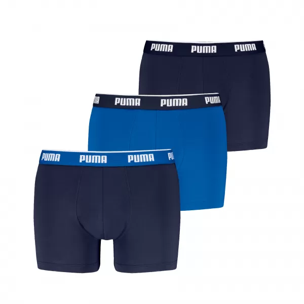  Moške boksarice PUMA MEN BOXERS 3P 94713006 MODRA KOMBINACIJA 