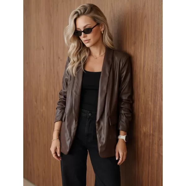  Ženska jakna DSTREET PY0165 RJAVA 