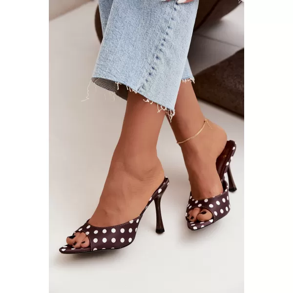  Ženski copati BOTO SQC-295 BROWN RJAVA 