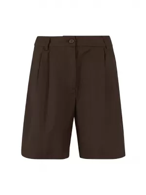 Ženske kratke hlače bermuda URBAN CLASSICS TB7196-00075 RJAVA