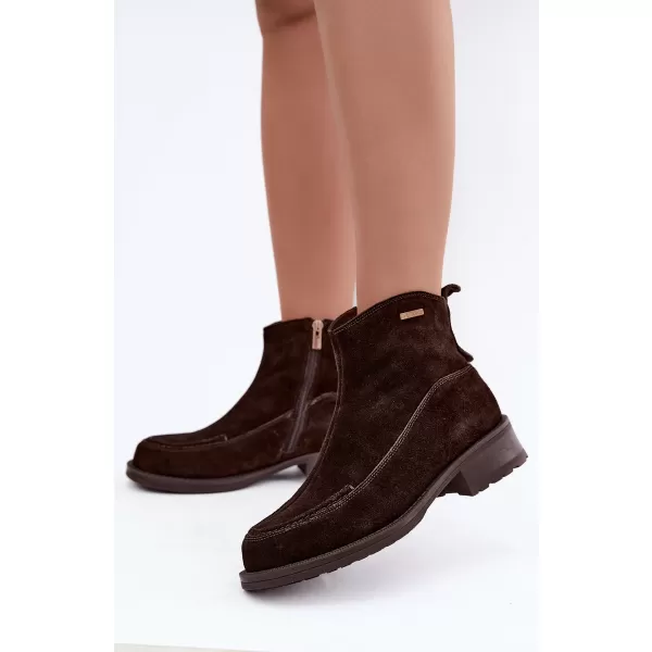  Ženski gležnjarji BIG STAR SHOES UU274602 RJAVE/BEŽ SENCE 