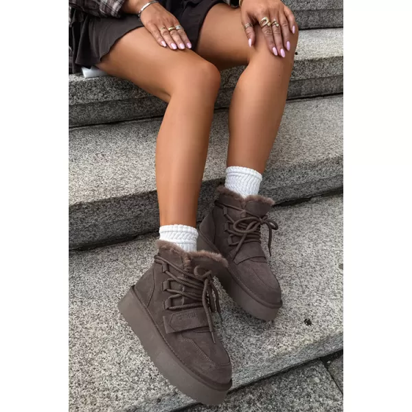  Ženski čevlji BIG STAR SHOES UU274315 RJAVE/BEŽ SENCE 