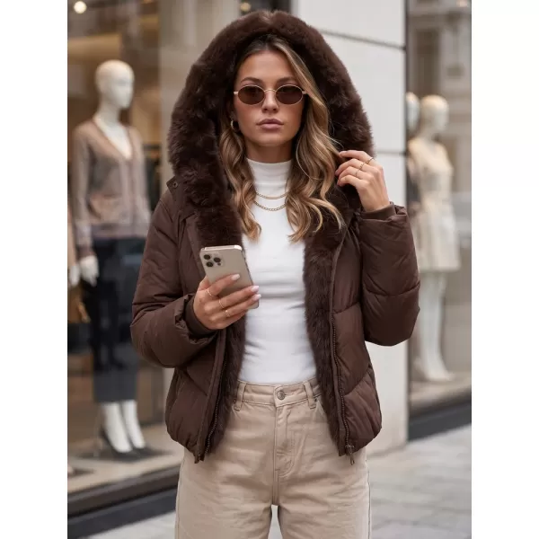  Ženska jakna DSTREET TY5983 RJAVA 