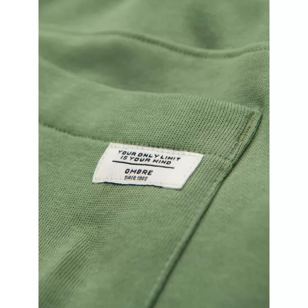  Moške trenirke OMBRE OM-PABS-0305 ZELENA 