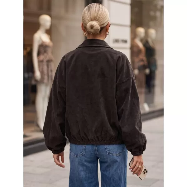  Ženska jakna DSTREET TY6053 RJAVA 