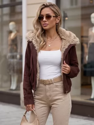 Ženska jakna DSTREET TY5699 BORDO