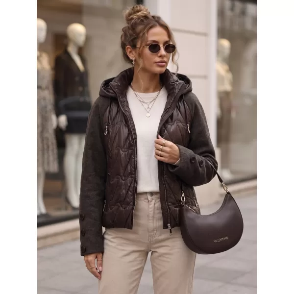  Ženska jakna DSTREET TY5935 RJAVA 