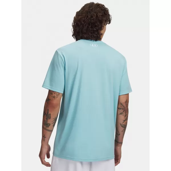  Moška majica s kratkimi rokavi UNDER ARMOUR M SPORTSTYLE LC SS 1326799-425 MODRA 